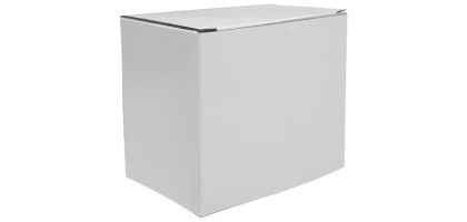 Single Cup Folded Box - White
