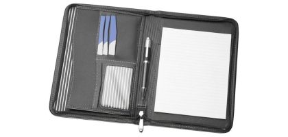 The Range A5 Zippered Compendium Black