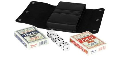 Travel Card Set w/ leather cover