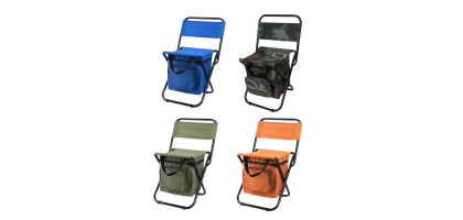 HYDE Foldable Camping Chair with Cooler Bag