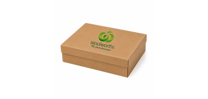 Natural Cardboard Gift Box - Medium