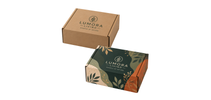 Locking Lid Die-Cut Packaging Box - 13×13×6.5 cm
