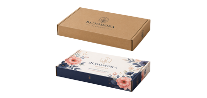 Locking Lid Die-Cut Packaging Box - 32×23×3.5 cm