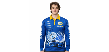 Men's Long Sleeve Polyester Sublimated Fishing Polo