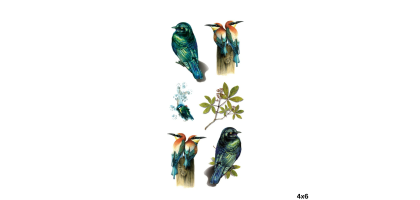 Waterproof Temporary Tattoo 4cm x 6cm