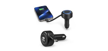 Turbo 20w Retractable Car Charger