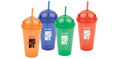 Plastic Cups With Domed Cap