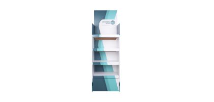 Self Assembly Premium Cardboard Floor Display