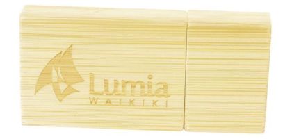 Magnetic Bamboo USB Drive