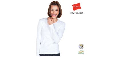 Hanes  Beefy  Long Sleeve T