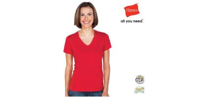 Hanes  Women'S V-Neck