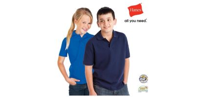 Hanes  Junior Heavyweight Polo