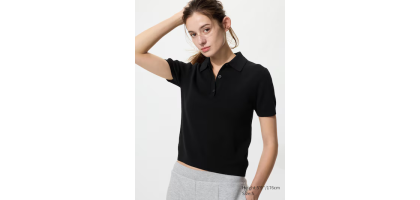 Polo Short Sleeve Sweater UNIQLO