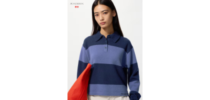 JW ANDERSON Lambswool Polo Sweater UNIQLO