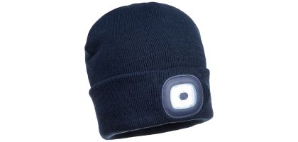 Rechargeable Twin LED Beanie