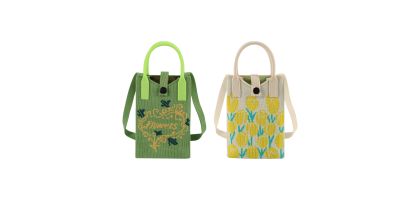 Knitted Phone Crossbody Bag with Handle