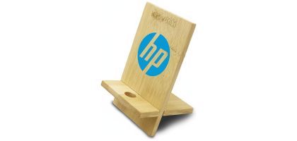 Groove Bamboo Phone Stand