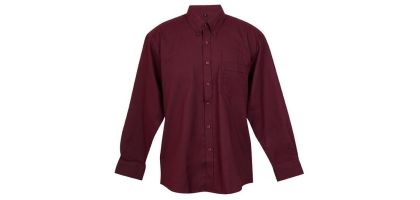 Mens Long Sleeve Oxford Shirt