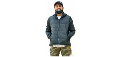 FLX & Move Puffer Fleece Hooded Jacket