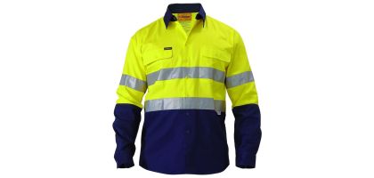 3M Taped Hi Vis Shirt - 2 Tone Long Sleeve