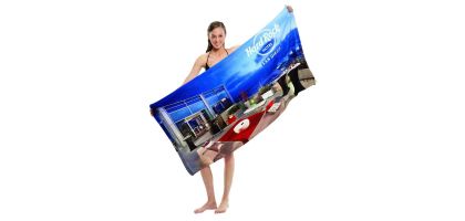 Microfibre Velour Beach Towel