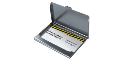Dublin Aluminium Card Holder
