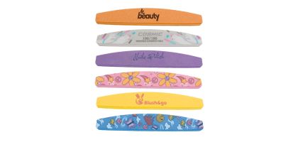 Sponge Half Moon Shape Nail File