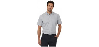Mens Avignon Stripe Short  Sleeve Shirt