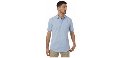 Avignon Pinstripe Short Sleeve Mens Shirt