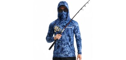 Men's Polyester Spandex Sublimated Fishing Hoodie With Pocket