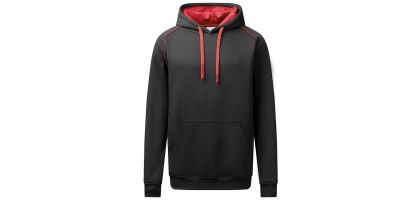 Inner Hood Contrast Fleecy Hoodie