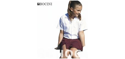 Girls Short Sleeve School Shirt