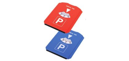 Ice Scrapper with Parking Sign