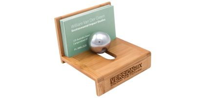 Bamboo Card Holder