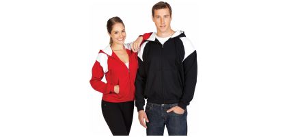 Mens Shoulder Contrast Hoodie