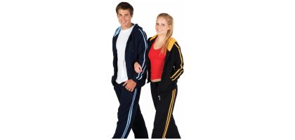 Ladies/Junior stripe sleeves Hoodies