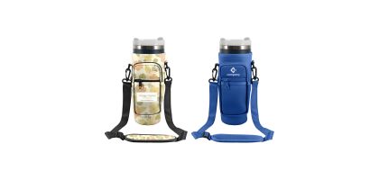 Water Bottle Carrier Bag With Phone Pocket For Stanley Cup