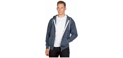 Mens Greatness Heather Zip Hoodie