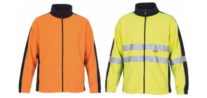 Hi Vis 100% Polyester Polar Fleece Jacket - 3M