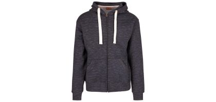 Mens Brushed Heavy Zip Fleece Hoodie
