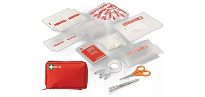 30pc First Aid Kit - Carry pouch with front pocket