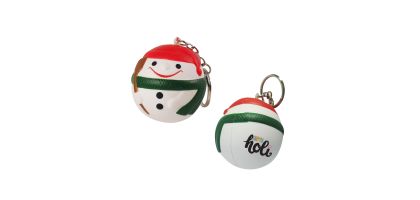 Keyring with Snowman Stress Item