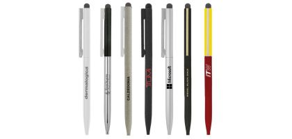 BND78S Sari Stylus, Thin Twist Metal Ball Pen