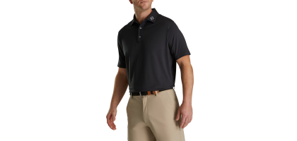 FootJoy Athletic Fit - Solid Lisle Set On Placket