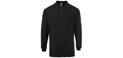 Modaflame Knit FR Long Sleeve Polo Shirt