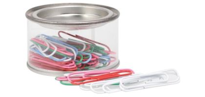 Paper Clips - Round Tin