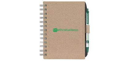 BIC© Ecolutions© Chipboard Cover Notebook with BIC© Ecolutions© Clic Stic