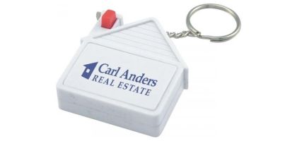 House Tape Measure Keyring