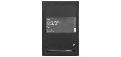 Gift Set with KT1001 Karst A5 Stone Paper Hardcover Notebook & 1066 Recycled Stainless Steel Pen