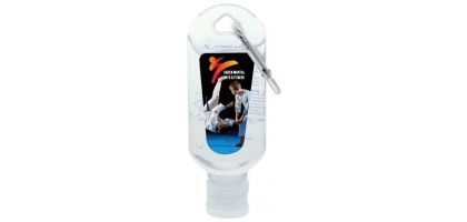 60mL Hand Sanitiser with Carabiner - 75% ethyl-alcohol